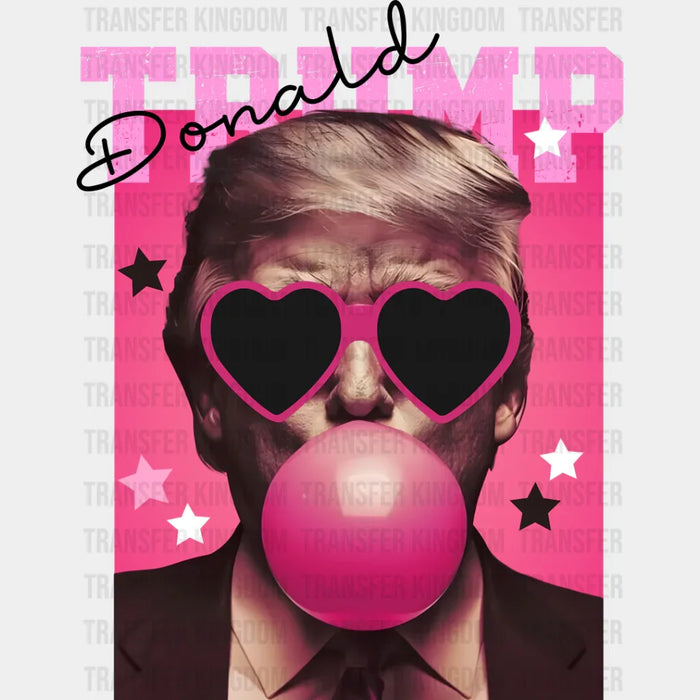 Donald Trump Pink Design - Trump DTF Transfer