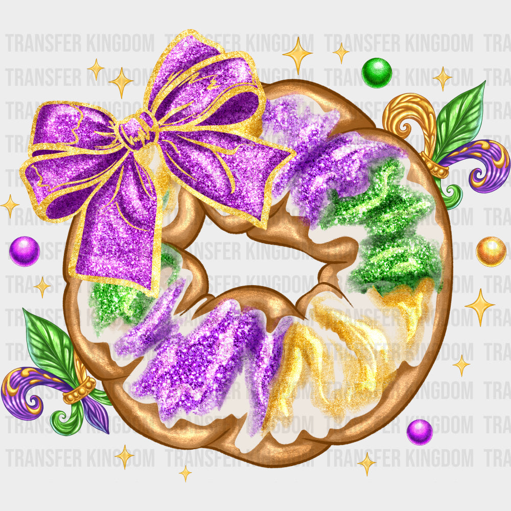 Donut - Mardi Gras DTF Transfers