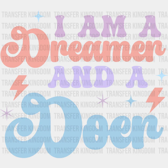 Dreamer And A Doer - Kids DTF heat transfer