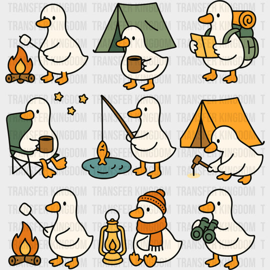 Ducks - Camping DTF Transfers
