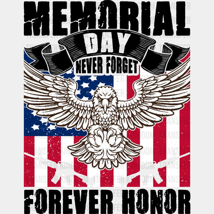Eagle Memorial Day- Memorial Day DTF Transfer