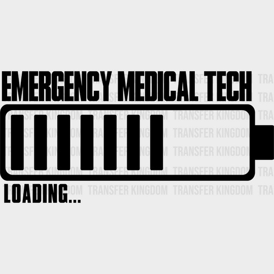 Emt Loading - Dtf Heat Transfer Unisex S & M (10’’) / Dark Color Design See Imaging