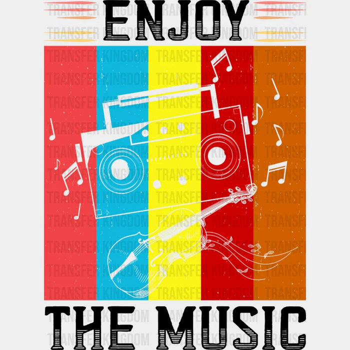 Enjoy The Music - Singing DTF Heat Transfer