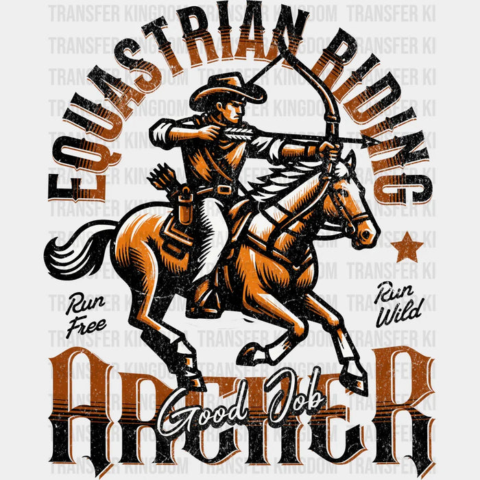 Equestrians Riding Good Job Design - Rodeo DTF Transfers