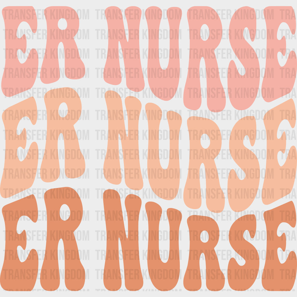 Er Nurse Design - Dtf Heat Transfer