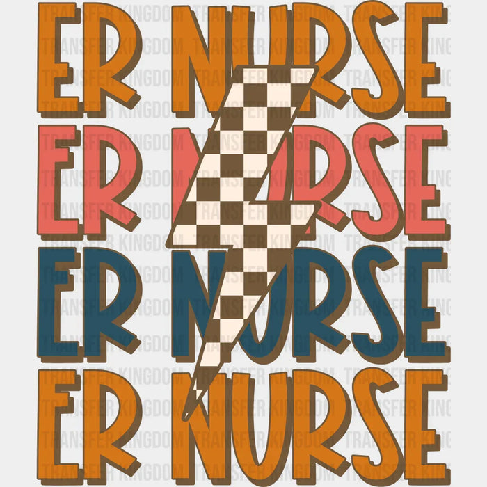 Er Nurse Energy Design - Er Nurse DTF Heat Transfer