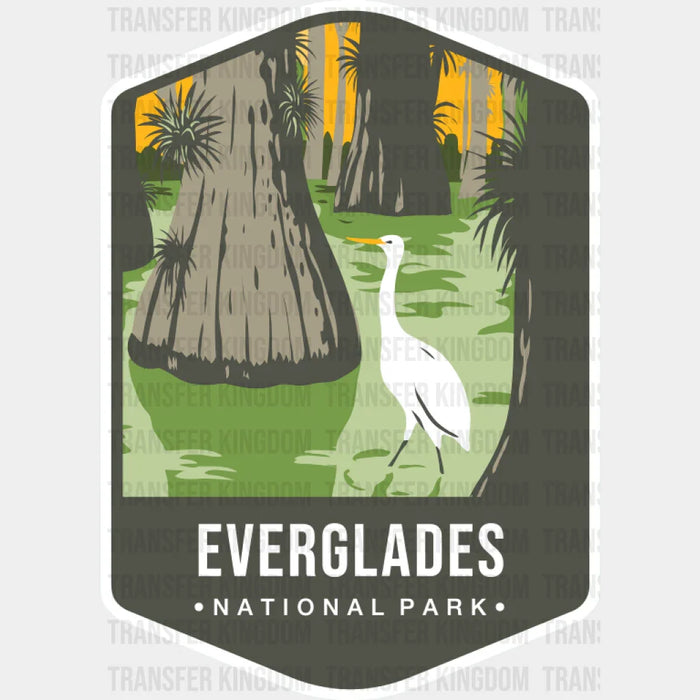 Everglades National Park Colorful Design - National Parks DTF Transfer