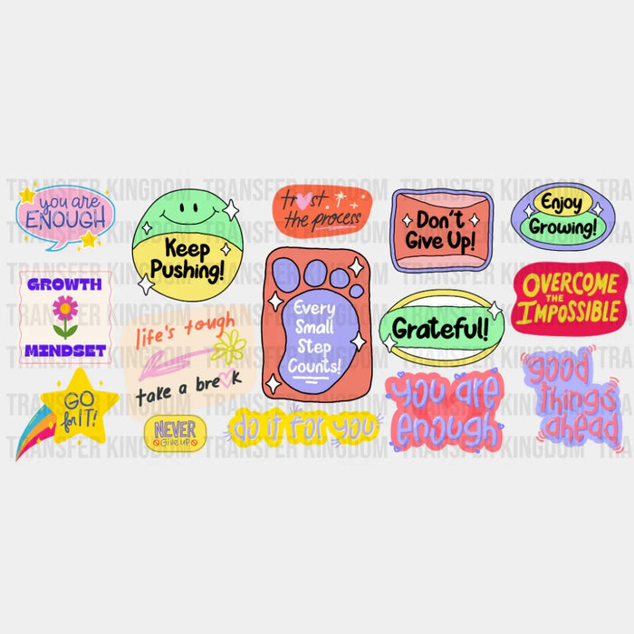 Every Small Step Counts - Mental Health Cup Wrap UV Sticker Permanent UV DTF Decal