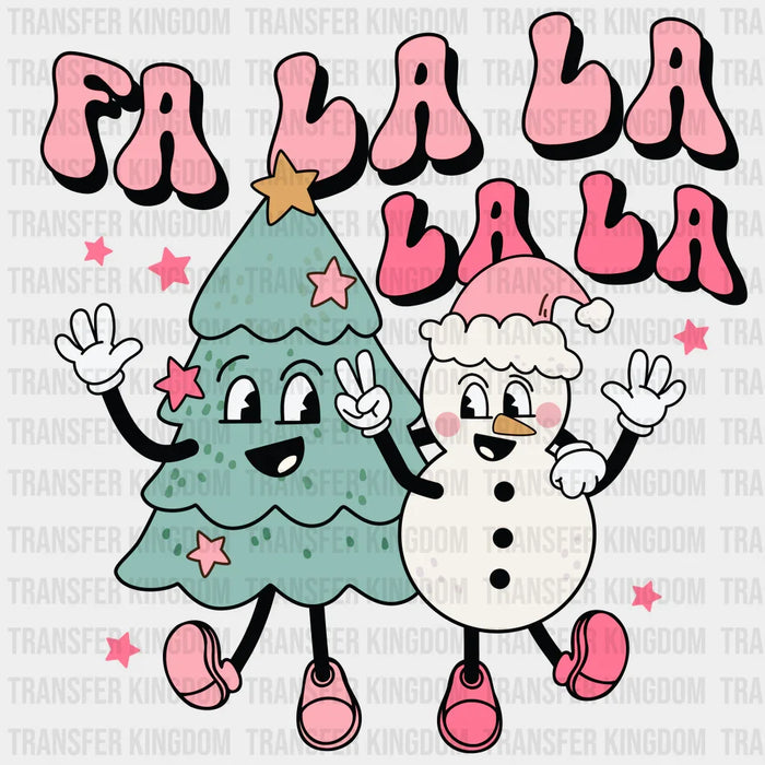 FA LA LA  Christmas Design - DTF heat transfer