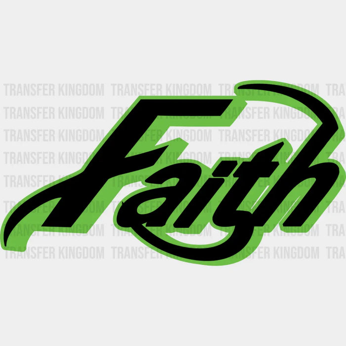 Faith Green Design - Christianity DTF Transfer