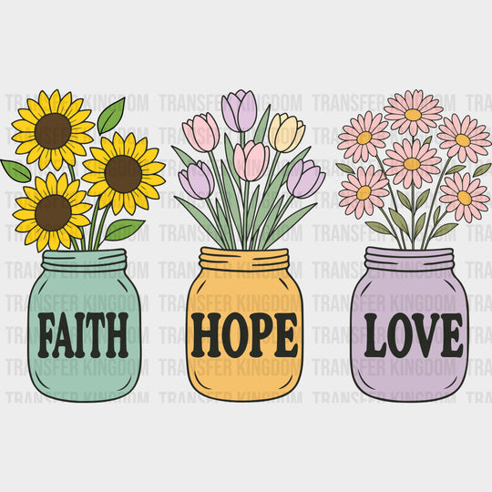 Faith Hope Love - Mental Health DTF Transfers transfer-kingdom