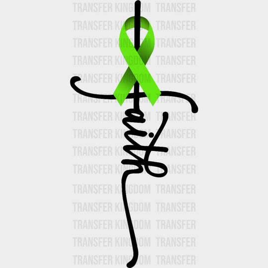 Faith, Vertical Text - Lymphoma DTF Transfers transfer-kingdom Dark Color Design (See Imaging)