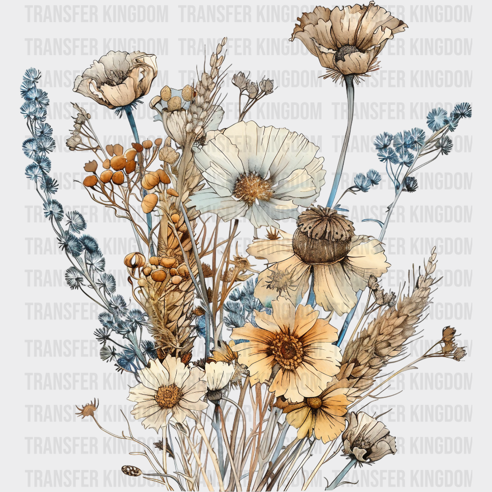 Fall Flowers Fall DTF Transfer