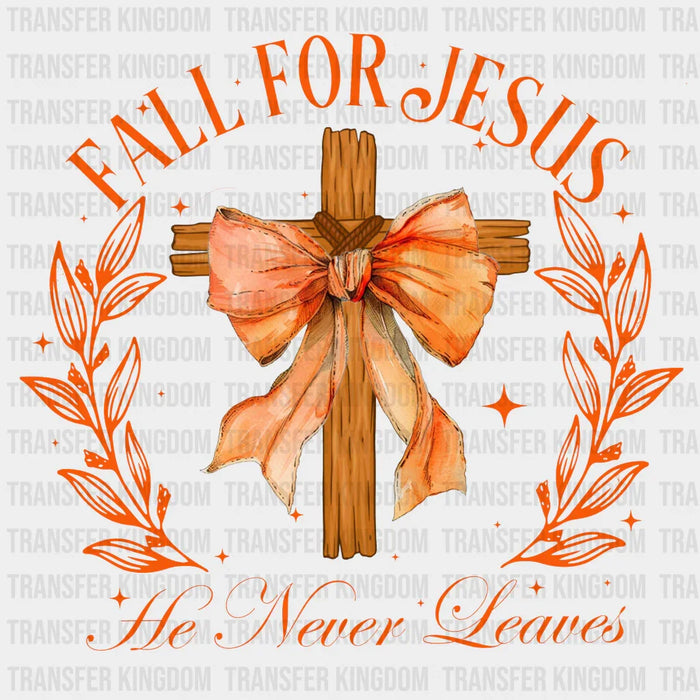 Fall For Jesus - Fall DTF heat transfer