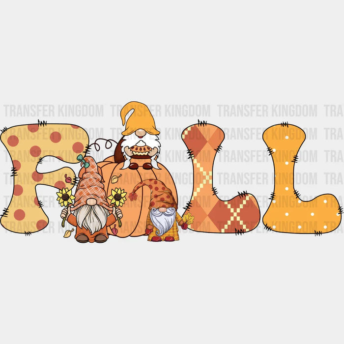 Fall Gnomes Design - Fall DTF Transfer