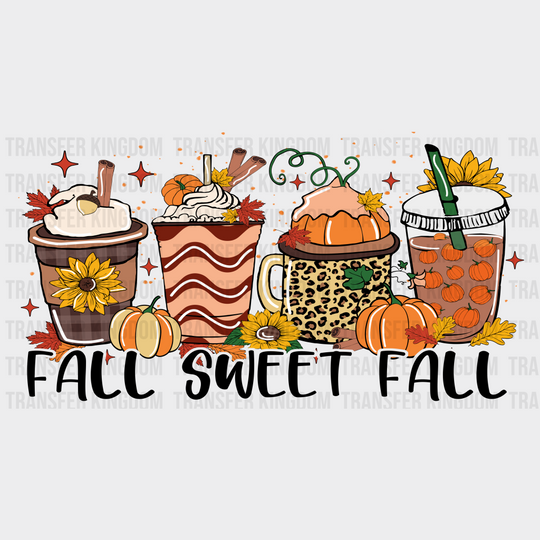 Fall Sweet - Cup Wrap Uv Sticker Permanent Dtf Decal