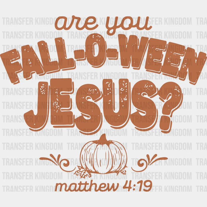 Falloween Jesus - Halloween DTF Transfer