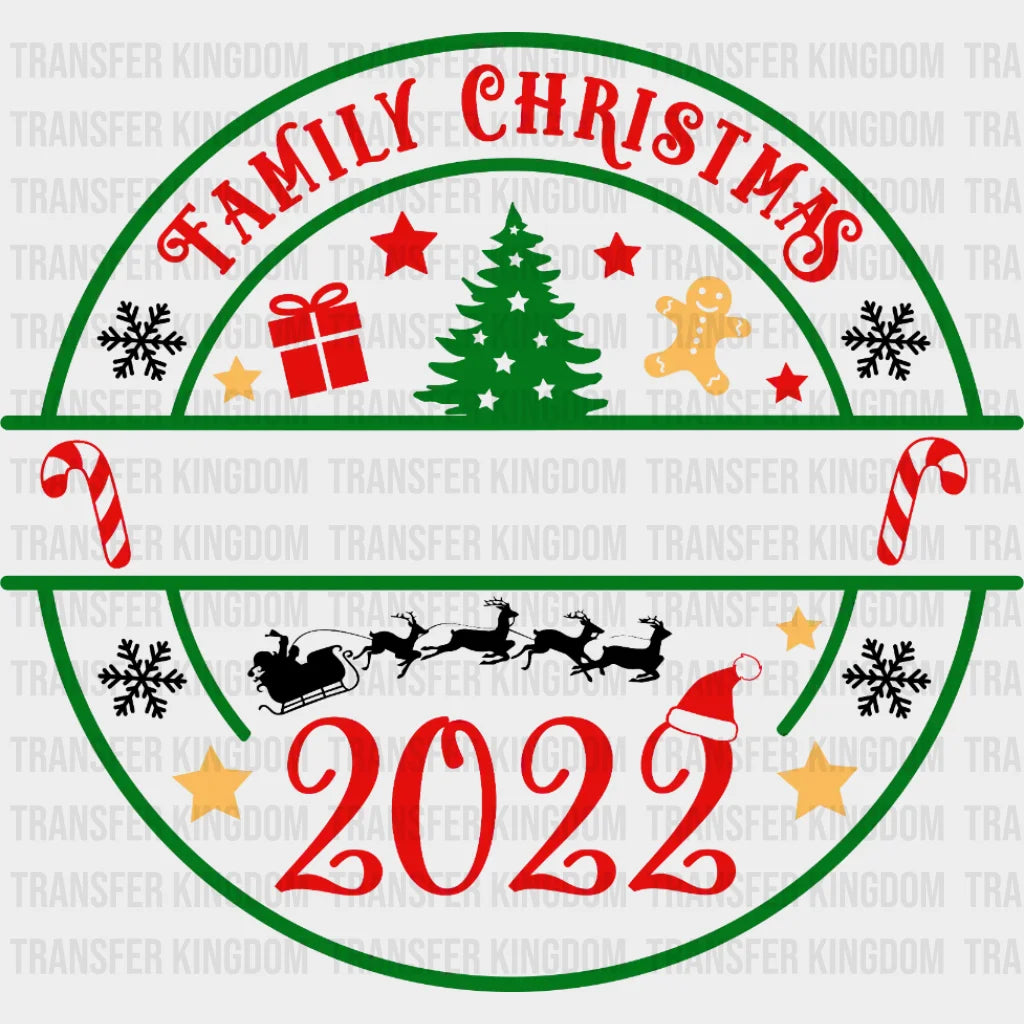 Family Christmas Design Dtf Heat Transfer