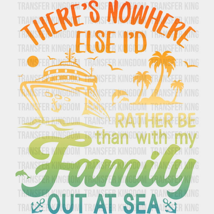 Family Out At Sea - Family Cruise DTF heat transfer