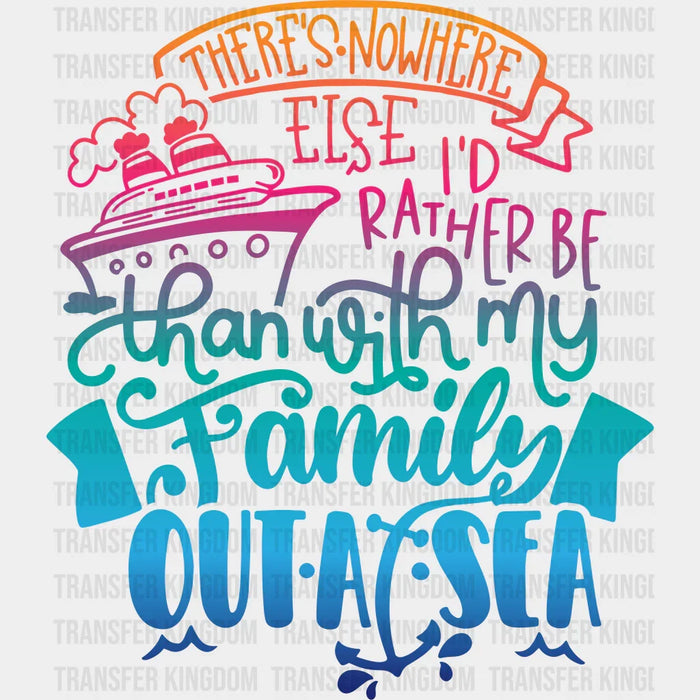 Family Out At Sea Family Trip DTF Transfer