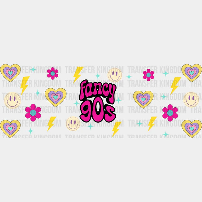 Fancy 90's UV DTF Transfer Cup Wrap UV DTF Sticker
