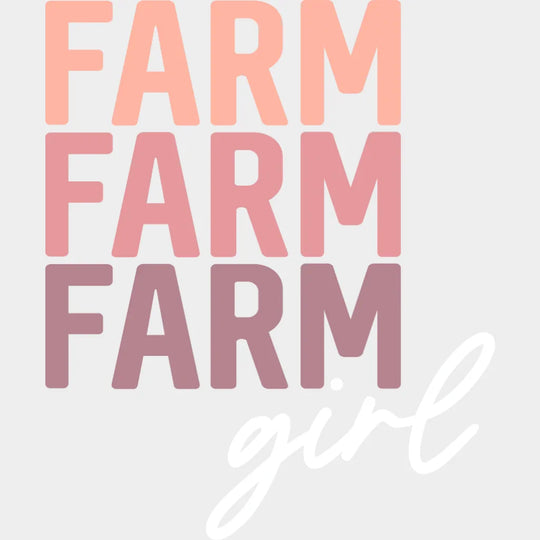 Farm Girl - Back To School First Day Of Farmer Kids Design Dtf Heat Transfer