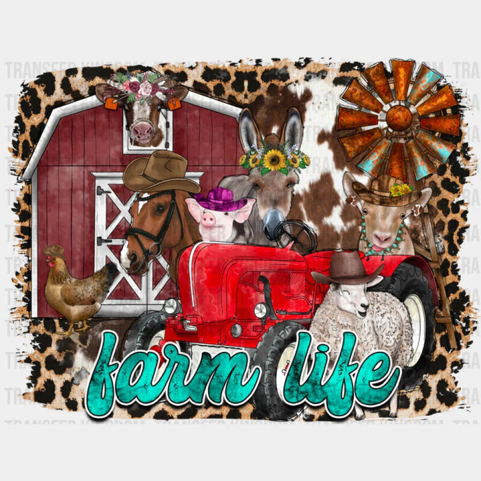 Farm Life Animals Design - Farmer DTF heat transfer
