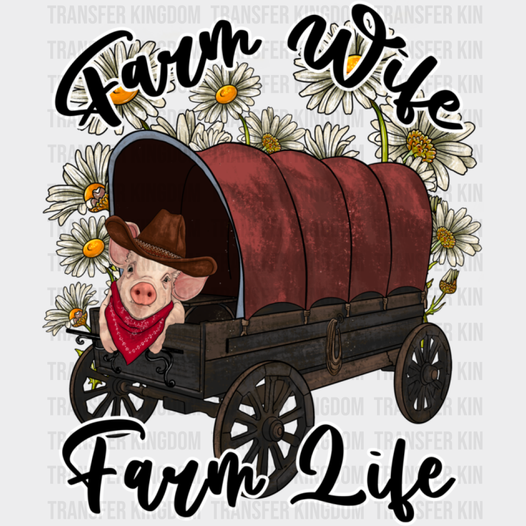 Farm Wife Life Design - Farmer Dtf Heat Transfer