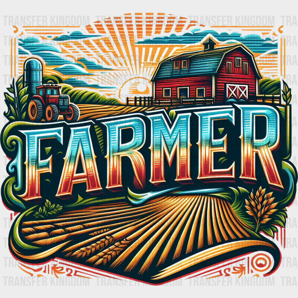 Farmer Vintage Design - Dtf Transfer