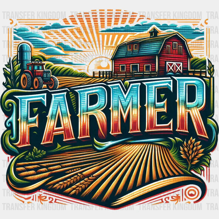 Farmer Vintage Design - Farmer DTF Transfer