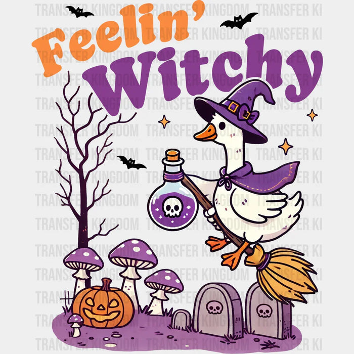 Feelin' Witchy Purple Design - Halloween DTF Transfer