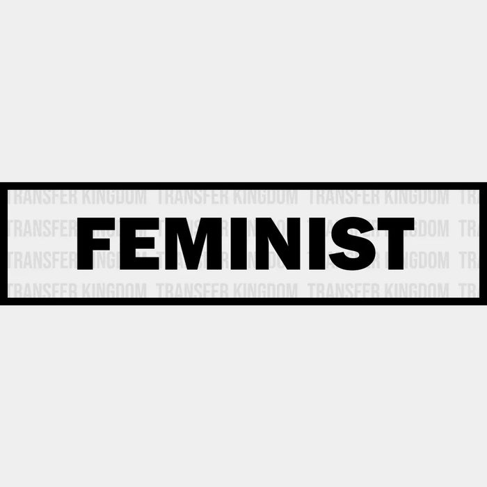 Feminist Design - Feminism DTF heat transfer