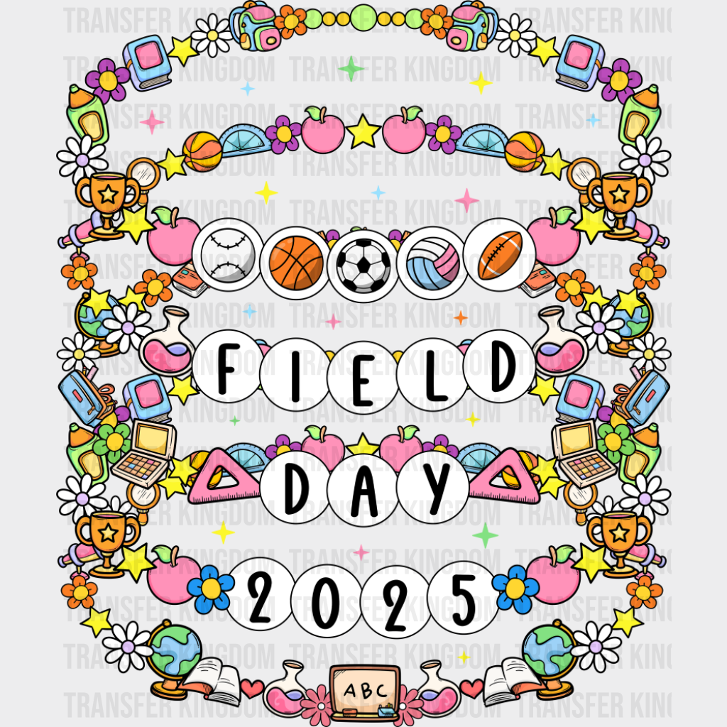 Field Day 2025 Bracelets - Field Day DTF Transfer