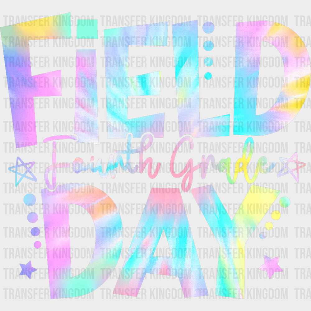 Field Day Fourth Grade Colorful - Field Trip DTF Transfers