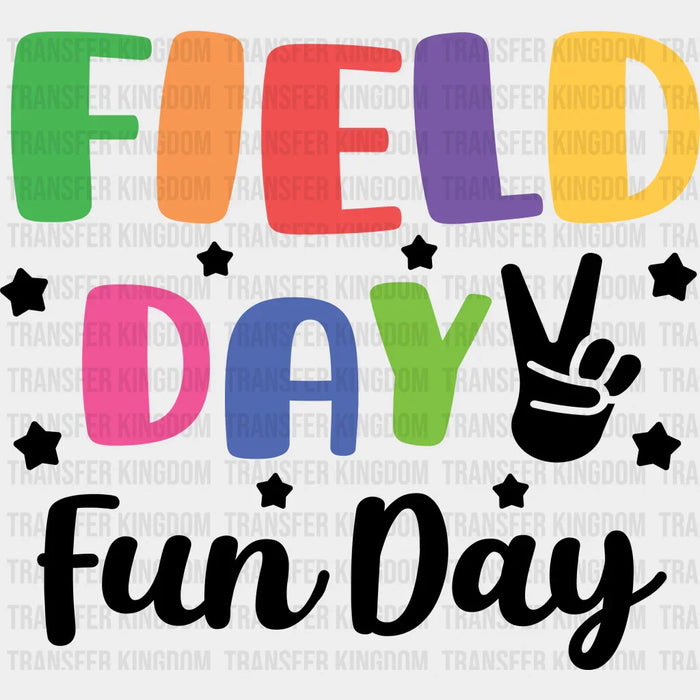 Field Day Fun Day B&W - Field Day DTF Transfer