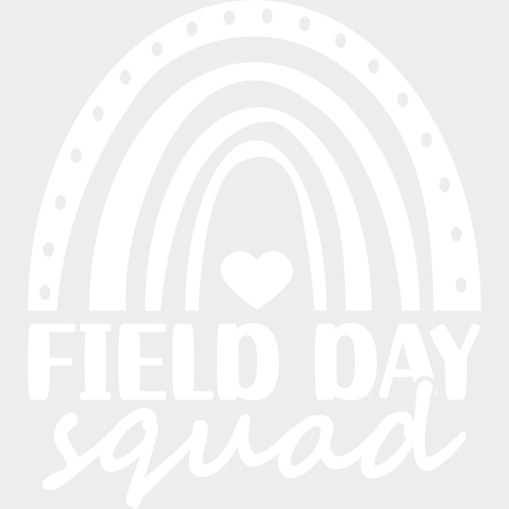 Field Day Squad B&W Design - Field Day DTF Transfer Adult Unisex - S & M (10’’) / Light Color Design (See Imaging)