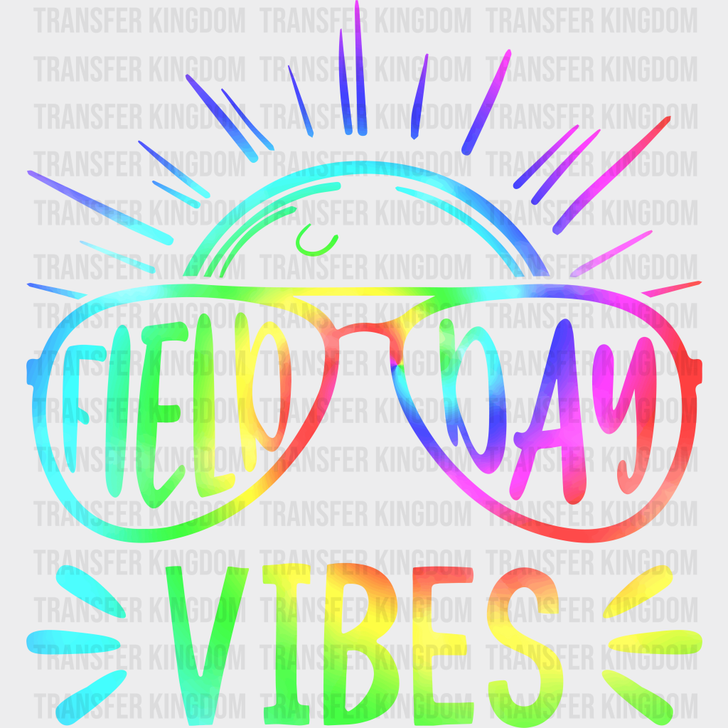 Field Day Vibes Colorful - Field Day DTF Transfer