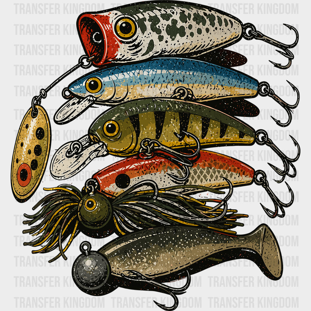 Fish Baits - Fishing DTF Transfers