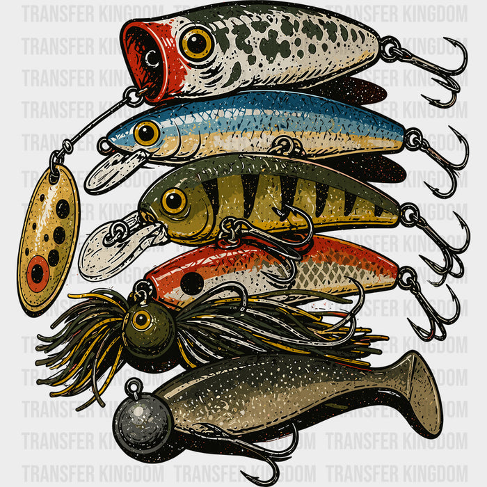Fish Baits - Fishing DTF Transfers