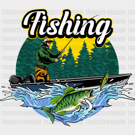 Fishing Circular - Fishing DTF Transfers
