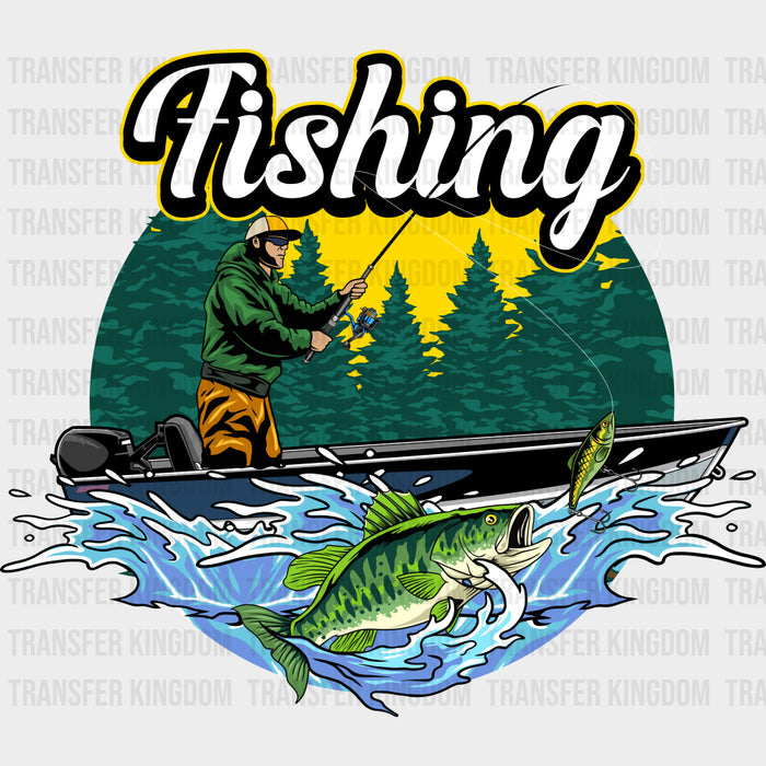 Fishing Circular - Fishing DTF Transfers