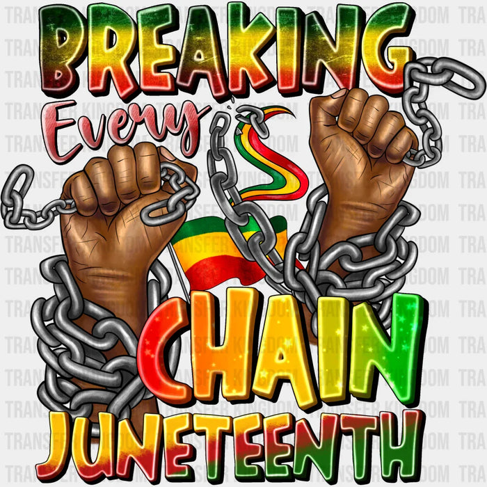 Fists With Chains - Juneteenth DTF Heat Transfer