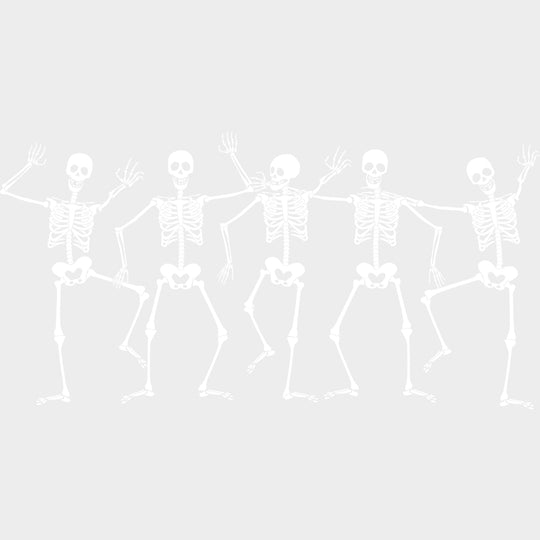 Five Skeletons - Skeleton DTF Transfers transfer-kingdom Light Color Design (See Imaging)