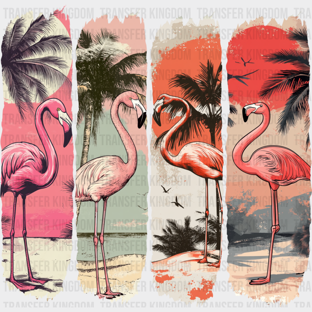 Flamingos - Summer DTF Transfer
