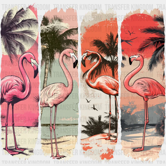 Flamingos - Summer DTF Transfer