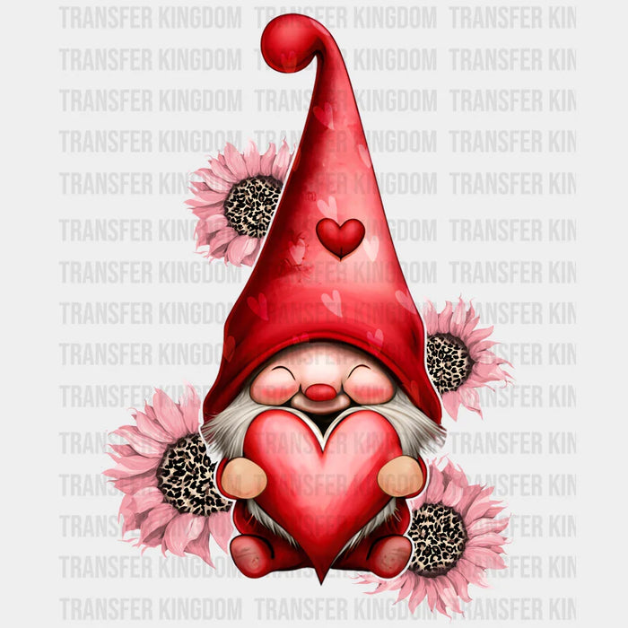 FLORAL HEART GNOME - DTF heat transfer