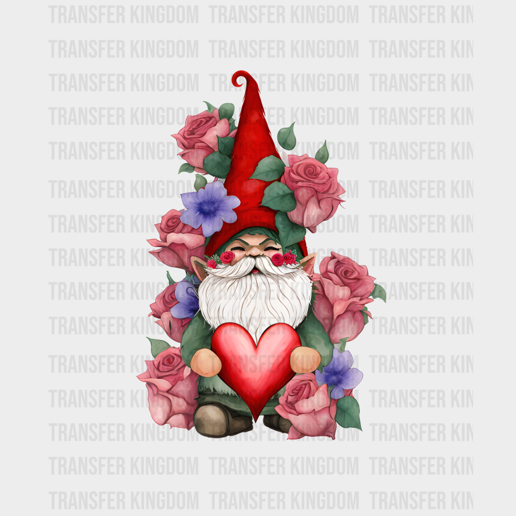 FLORAL SOLO GNOME - DTF heat transfer - transfer-kingdom