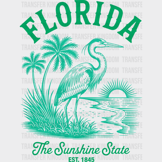 Florida The Sunshine State - States & Cities DTF Transfer