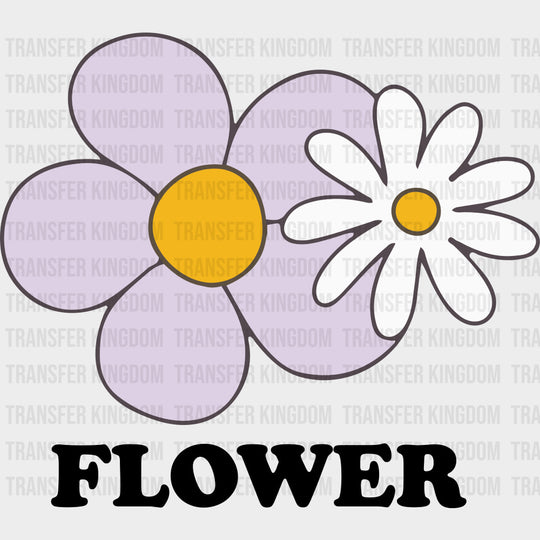 Flower - Mental Health DTF Transfers transfer-kingdom Dark Color Design (See Imaging)