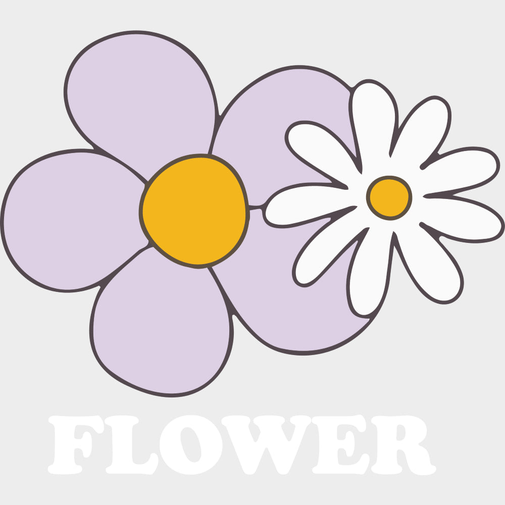 Flower - Mental Health DTF Transfers transfer-kingdom Light Color Design (See Imaging)